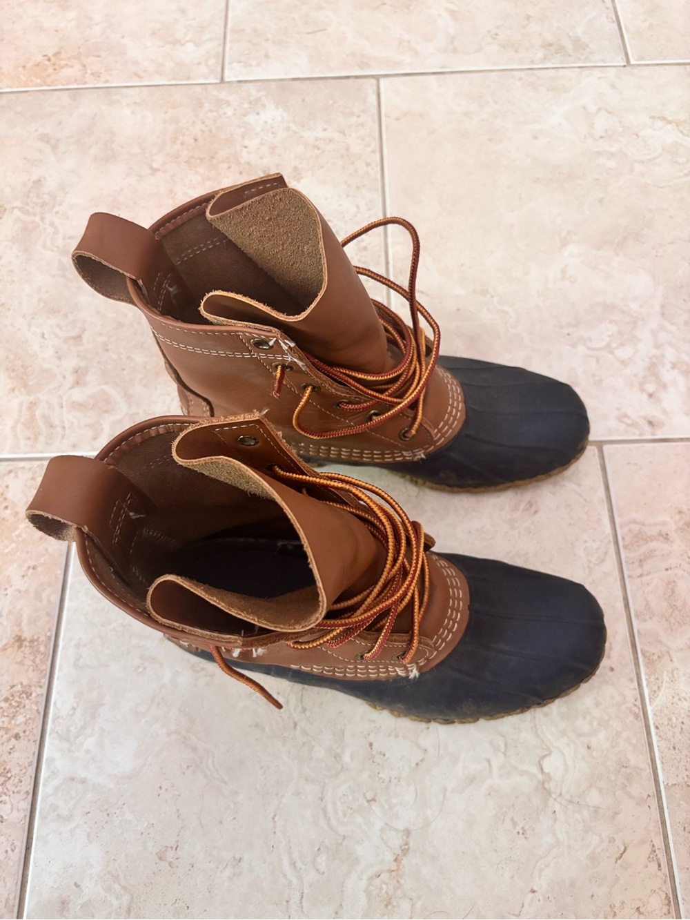 L.L. Bean Women’s Bean Navy Duck Boots